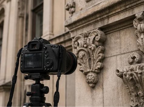 Схема инструмента фотограмметрии Наземная съёмка